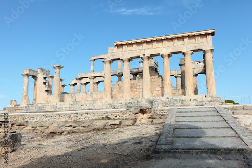 Temple of Aphaia in Aegina photo