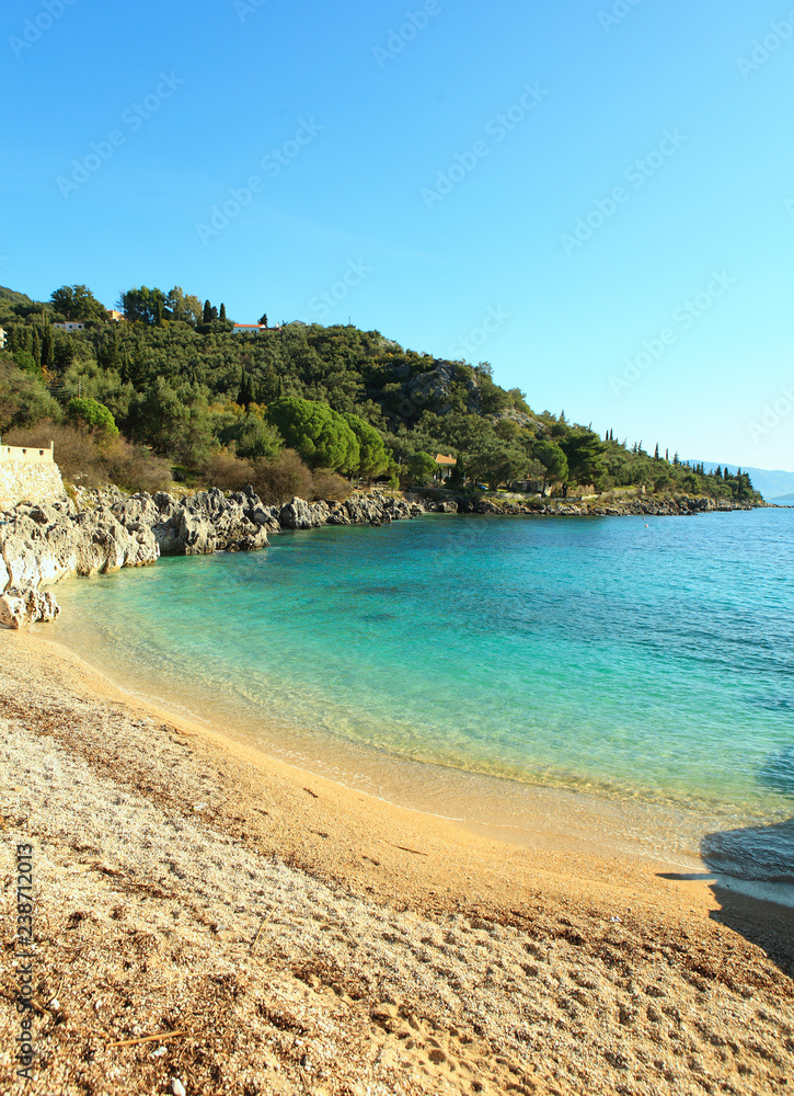 Nissaki beach, Corfu, vertical