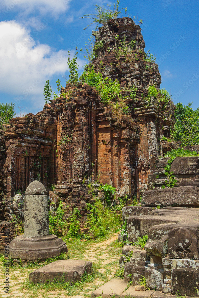 ruins of the ancient city of Vietnam