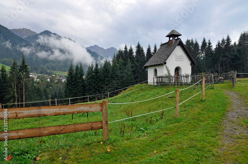 kleine kapelle am eberlehof in riezlern, kleinwalsertal photo