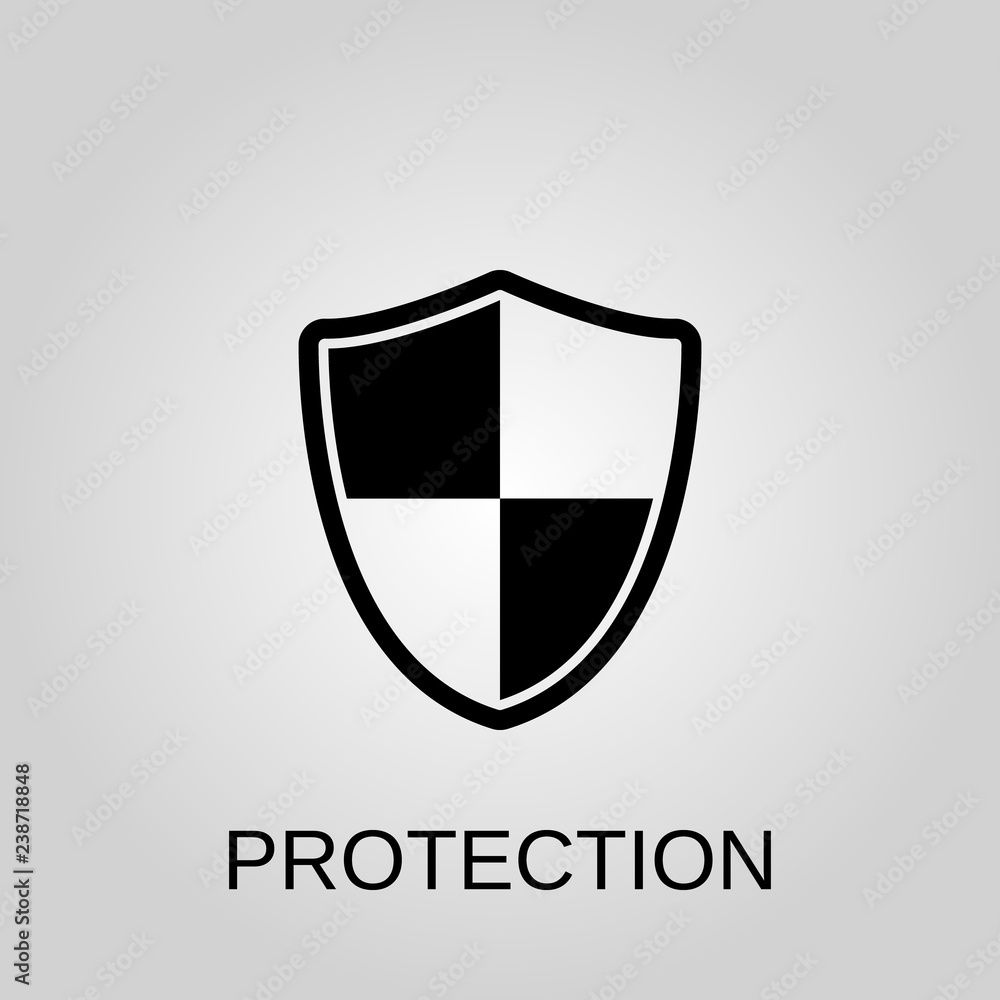 Protection icon. Protection concept symbol design. Stock - Vector illustration can be used for web. Protection icon. Protection concept symbol design. Stock - Vector illustration can be used for web.