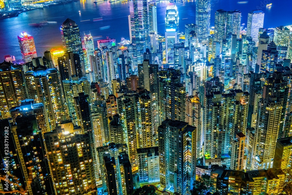 Farbenfrohes Hong Kong
