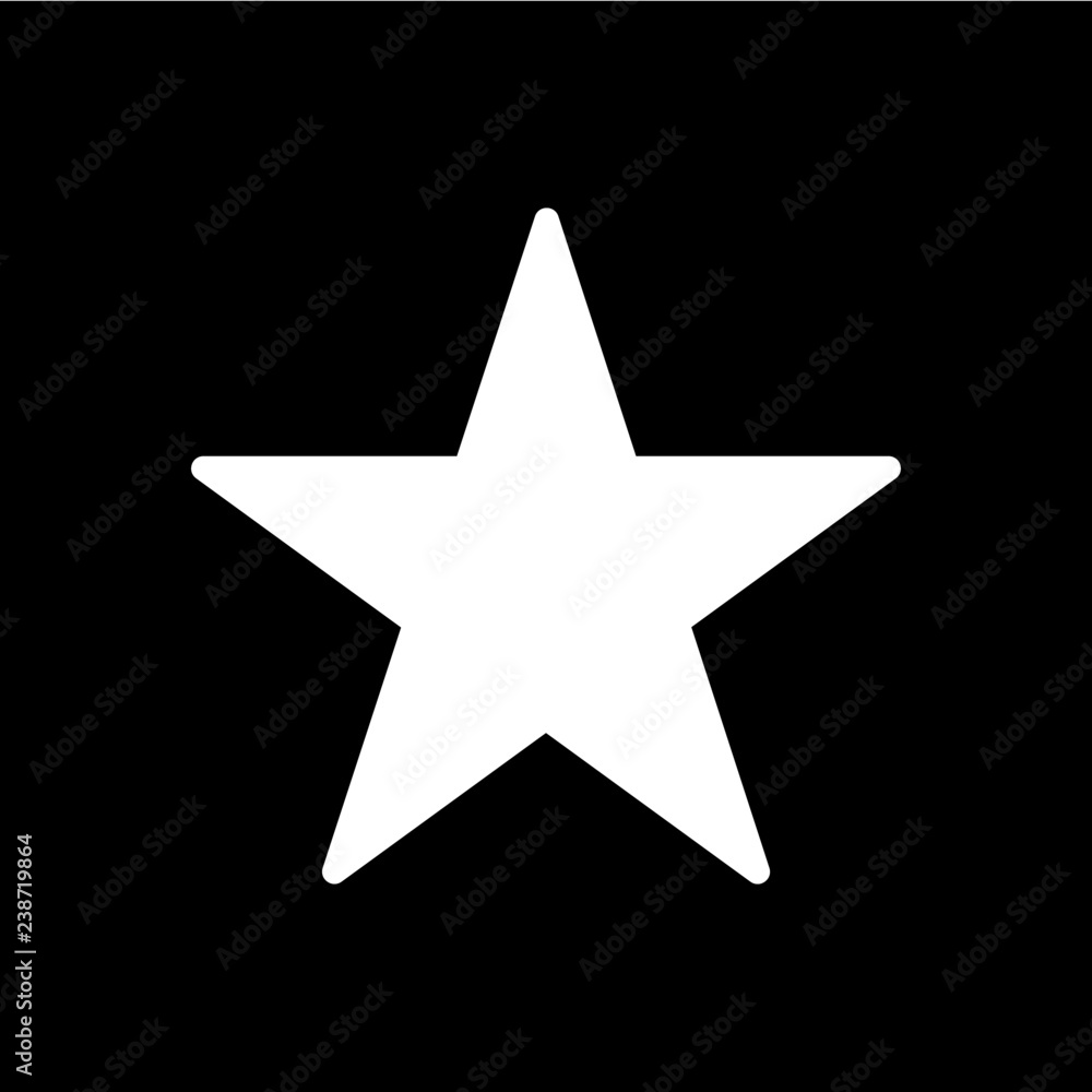 White star - Vector icon star Icon Vector / star icon / star- Vector