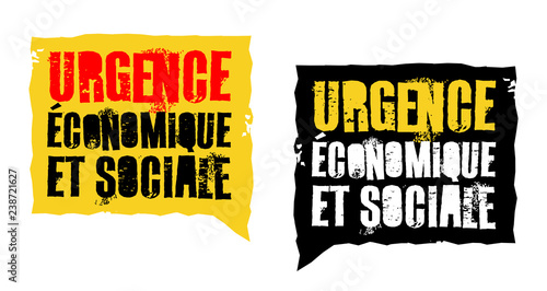 Urgence   conomique et sociale