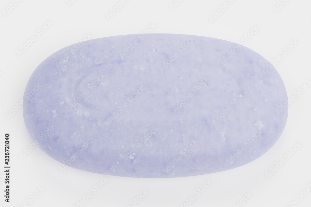 Realistic 3D Render of Soap Realistic 3D Render of Soap