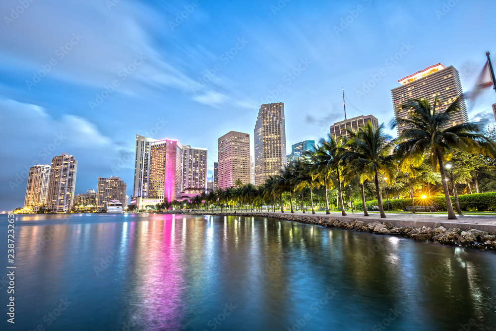 Downtown Miami at Dusk