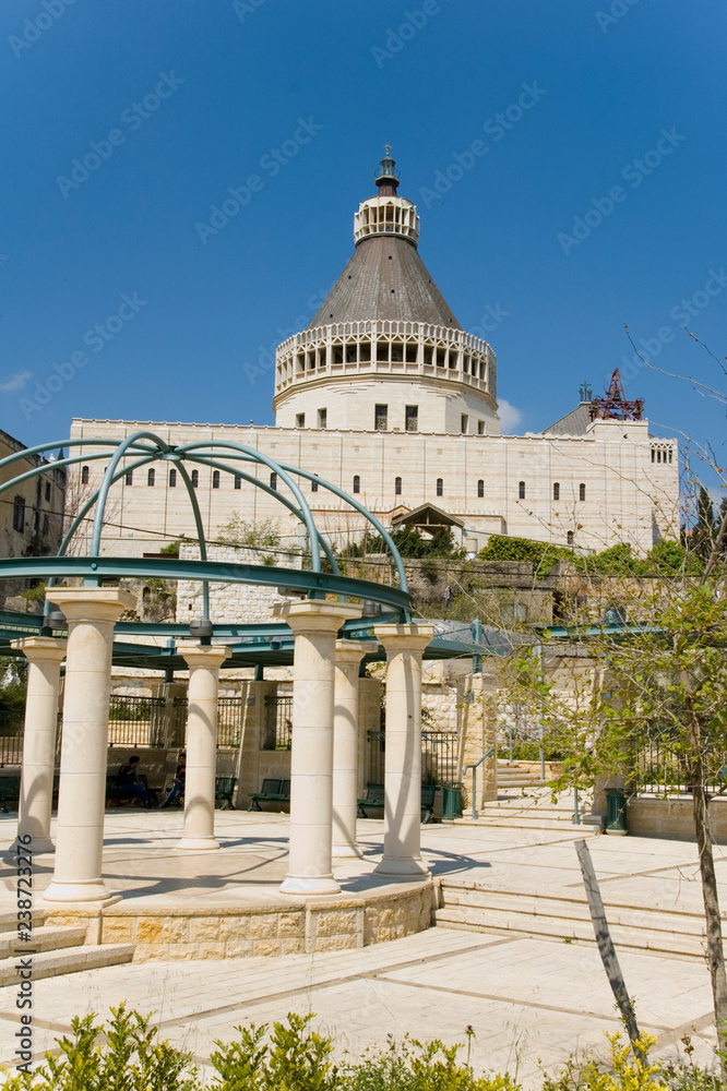 Basilica of Annunciation, Nazareth, Israel,