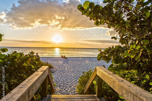 Sunset at Naples Beach Florida