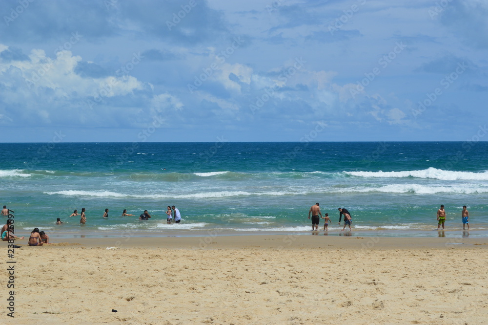 Beach in Fortaleza Brazil