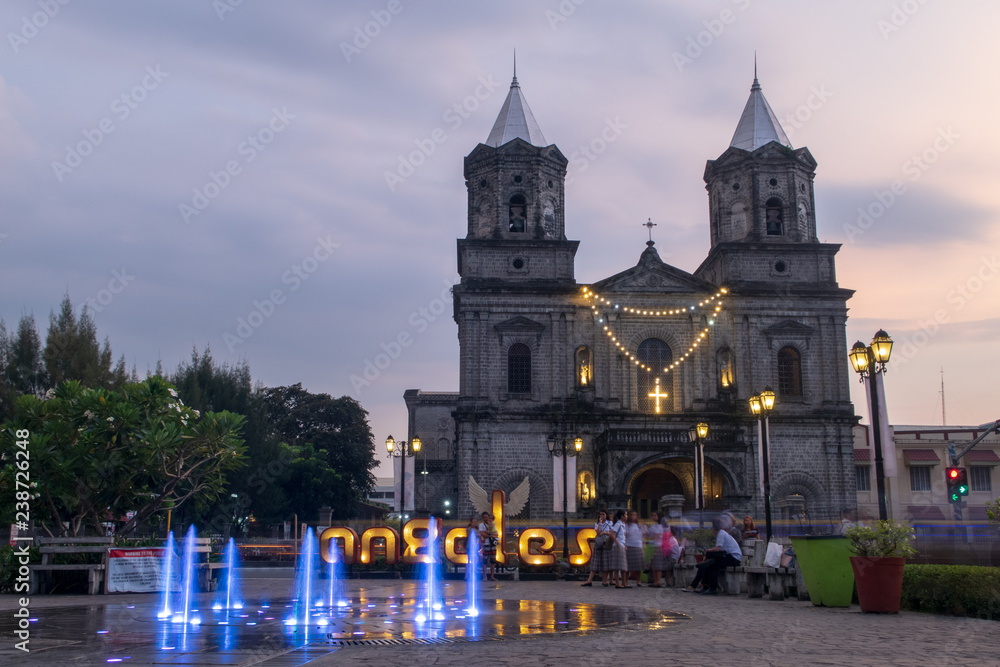 Holy Rosary Parish Church in Angeles, Pampanga, the Philippines