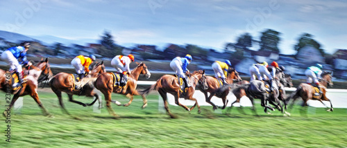 Fotografiet Horse Racers