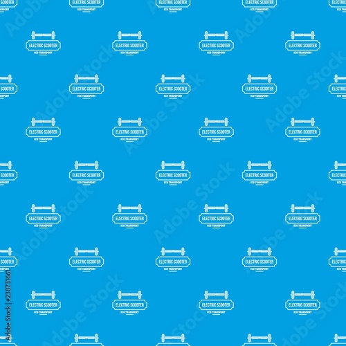 Device gyro scooter pattern vector seamless blue repeat for any use