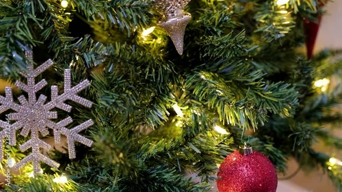 Holiday Christmas Tree in 4K