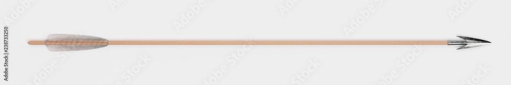 Obraz premium Realistic 3D Render of Viking Arrow