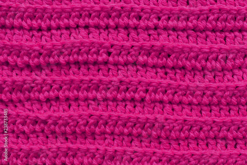 a seamless pink crocheted texture