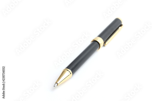 stylish ballpoint pen.isolated on a white background.