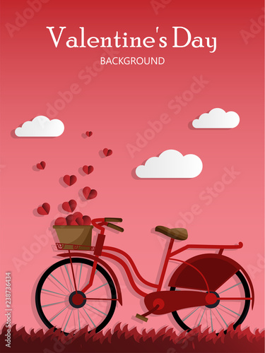 Valentine's Day background.