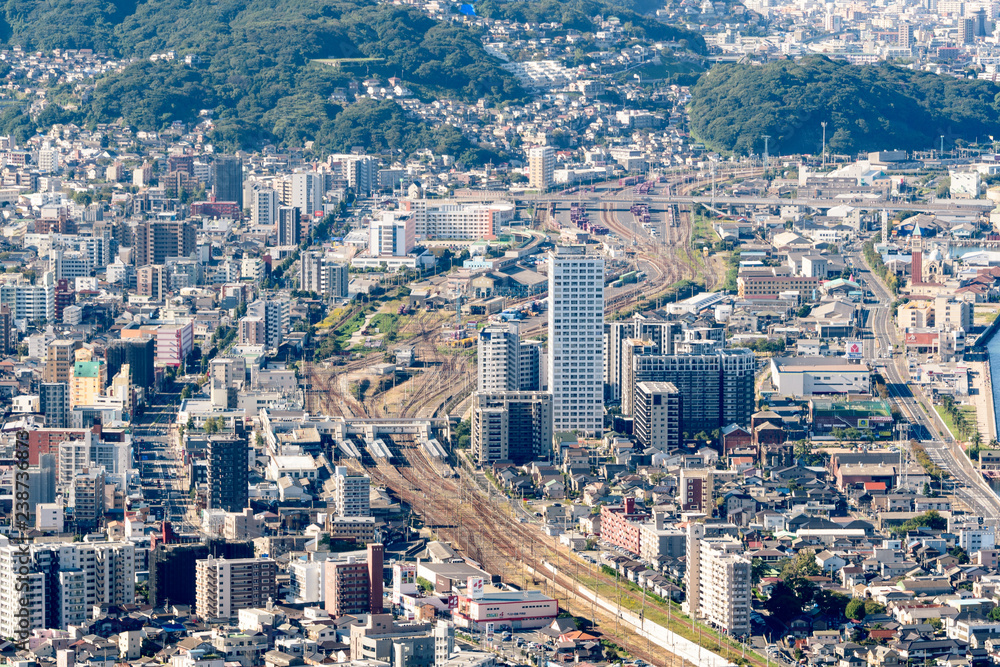 地方都市の街並み