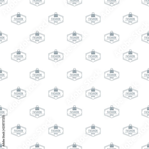 Fashion style bag pattern vector seamless repeat for any web design