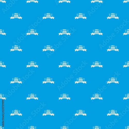 Cargo wagon pattern vector seamless blue repeat for any use