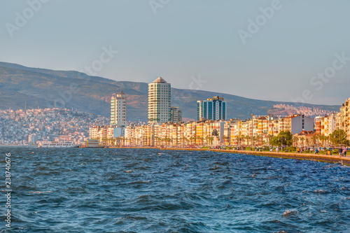 View from Alsancak, (Kordon), Izmir - Izmir is the third most populous city in Turkey
