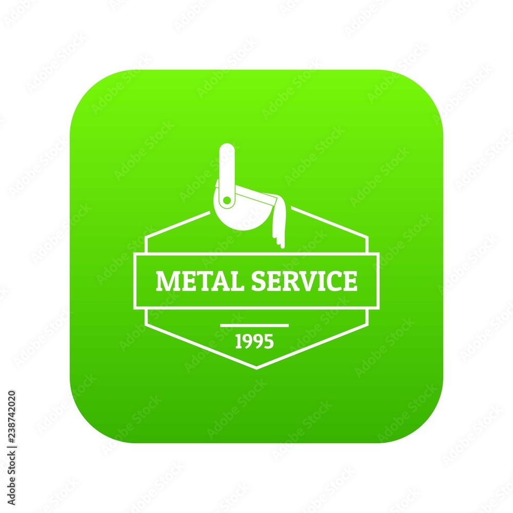 Industry icon green vector isolated on white background Industry icon green vector isolated on white background