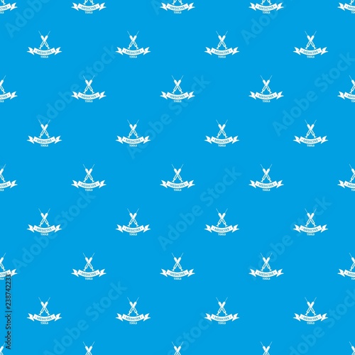 Medical equipment pattern vector seamless blue repeat for any use