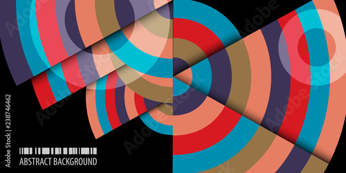 Geometric colorful abstract background