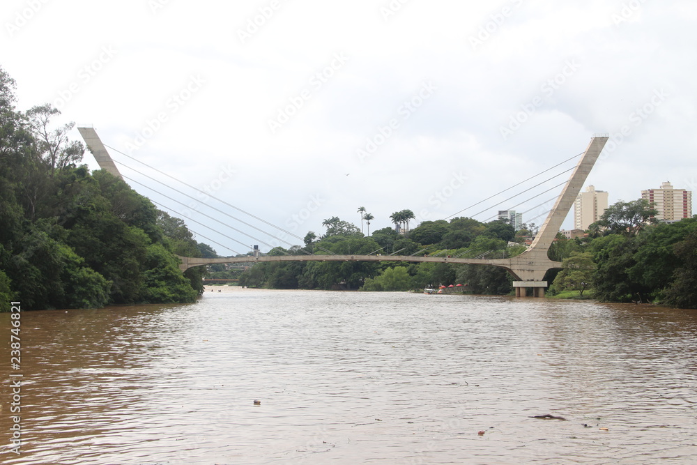 Obraz premium bridge over the river