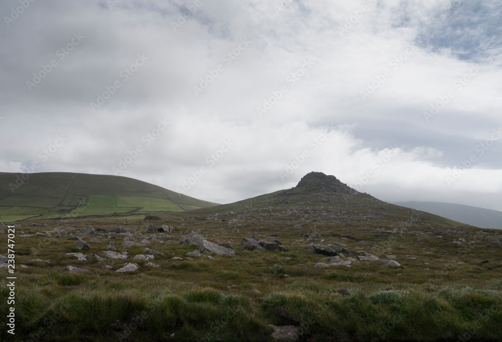 clouds over mountains on the west coast of ireland clouds over mountains on the west coast of ireland