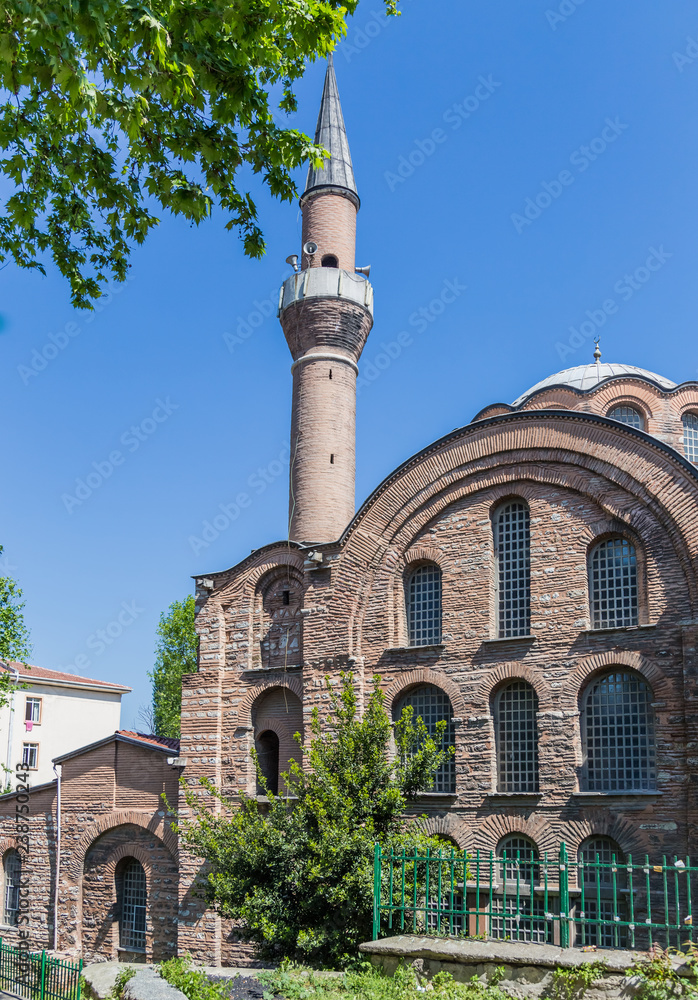 Kalenderhane Mosque, a former Eastern Orthodox church, in Fatih, Istanbul, Turkey.