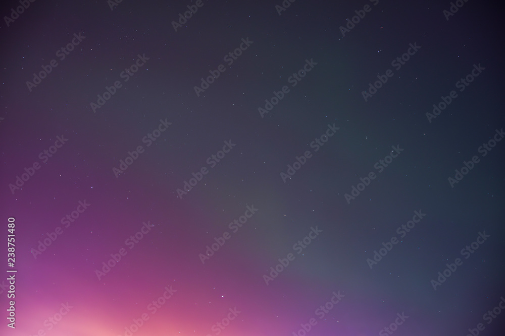 Obraz premium abstract bright background blue green purple northern lights stars&nbsp;