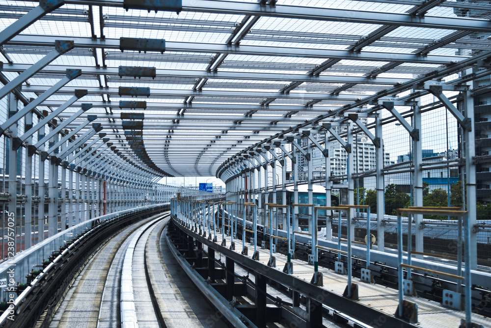 Fototapeta premium Rail in the city