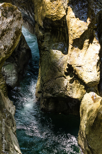 Breitachklamm im Allgäu, Bayern, Deutschland.