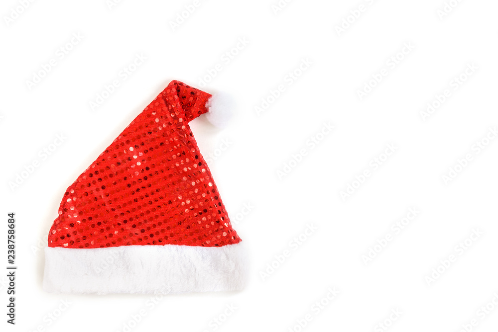 Christmas cap isolated on white background. Christmas cap isolated on white background.