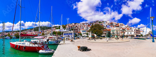 Tableau sur toile Skopekos island- popular tourist summer destination in Greece