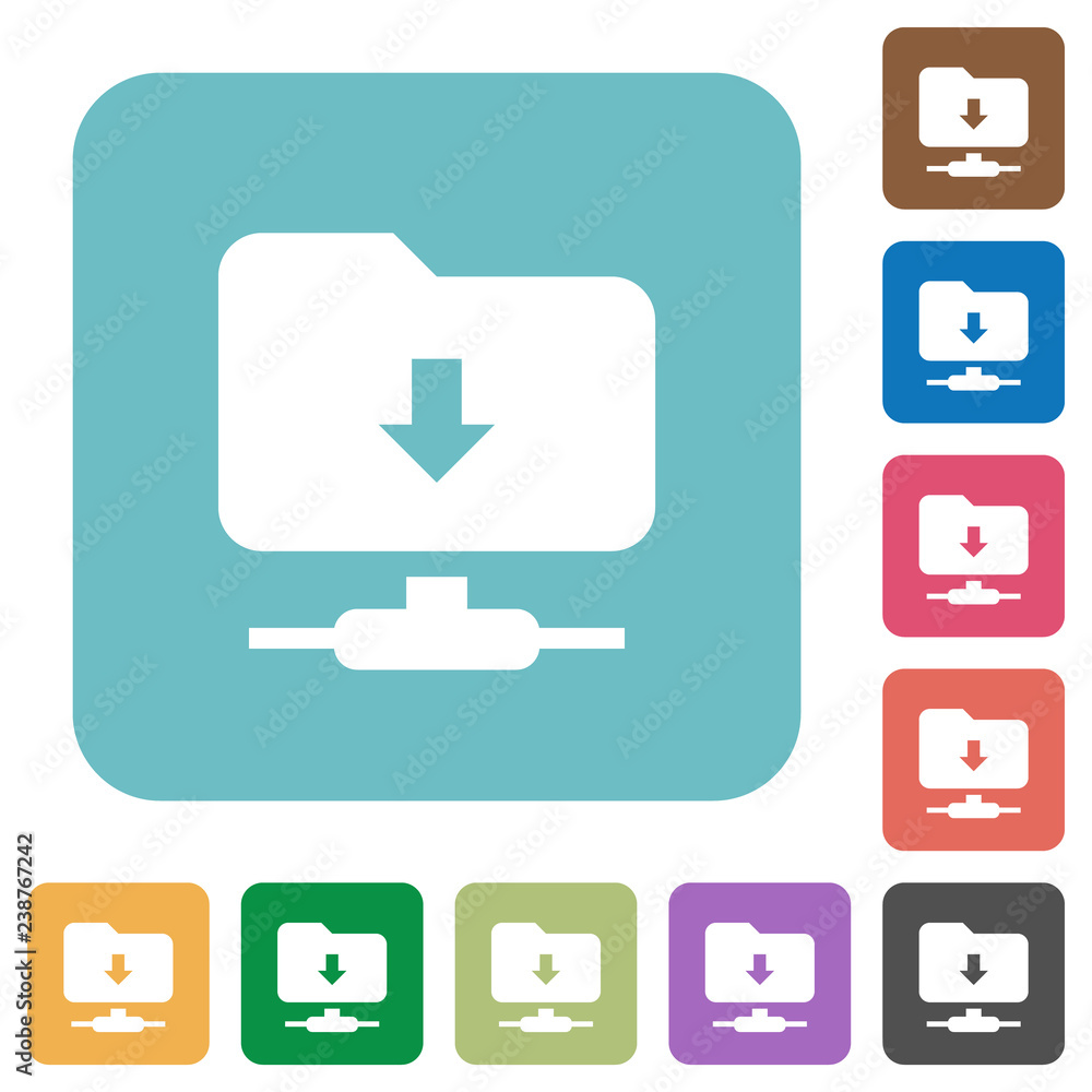 FTP navigate down rounded square flat icons FTP navigate down rounded square flat icons