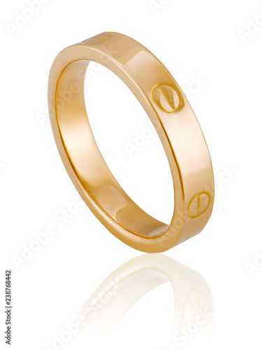 original female ring of gold. A precious gift for a woman.