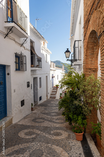 streets of the village of Frigiliana (Malaga)