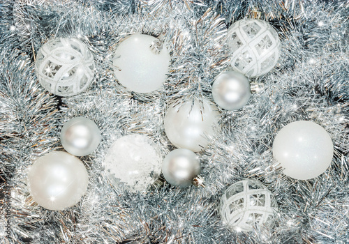 Silver Christmas decoration