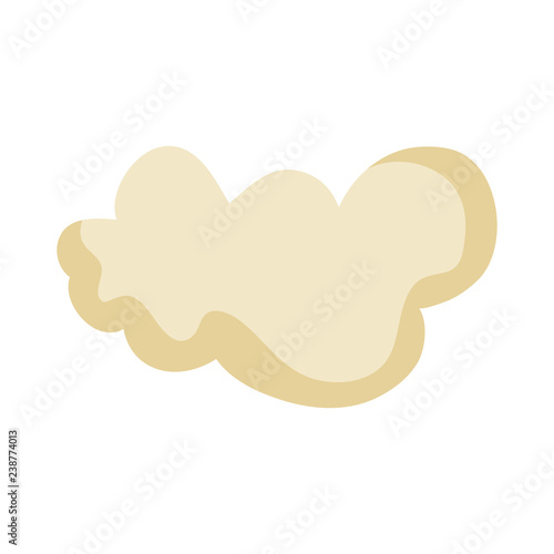 cute fairytale cloud icon