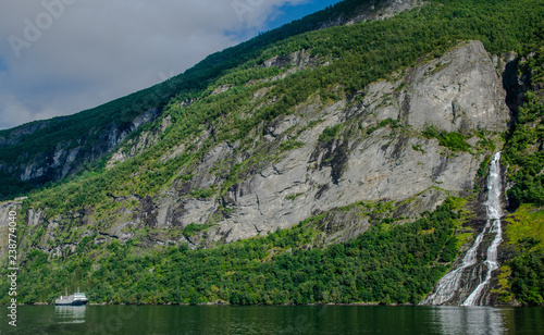 cruise in the Geirangerfjord photo