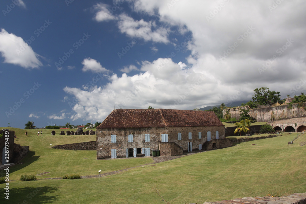Guadeloupe,capitainerie du fort Delgres à Basse Terre Guadeloupe,capitainerie du fort Delgres à Basse Terre