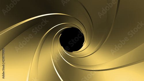 gun barrel,high resolution 3d rendering