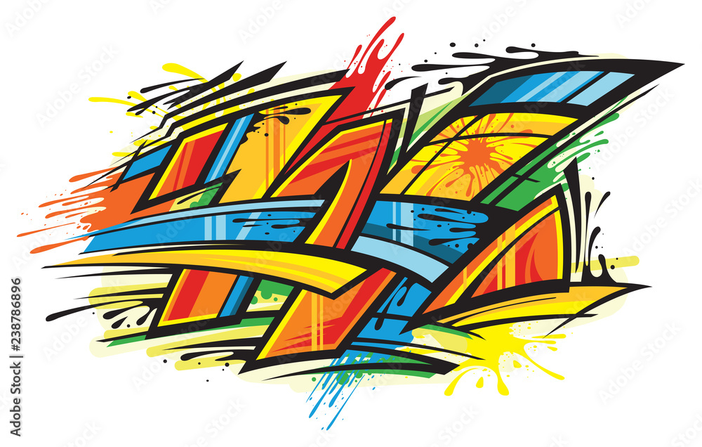 Sztuka graffiti <span>plik: #238786896 | autor: SlipFloat</span>