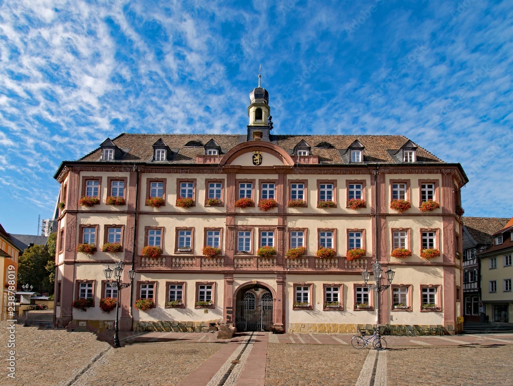 Das alte Rathaus in Neustadt an der Weinstraße, Rheinland-Pfalz, Deutschland 