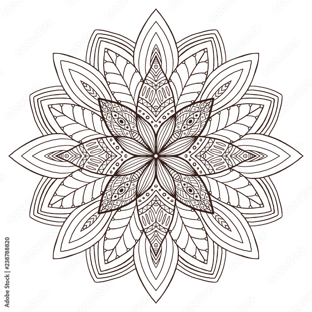 Mandala Flower Tattoos for Women