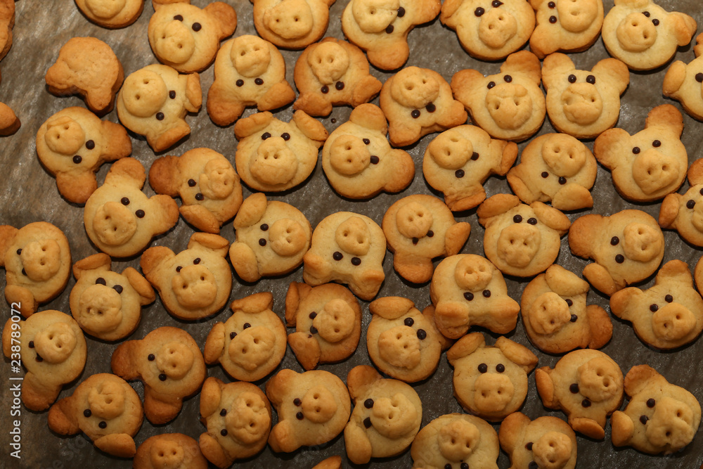 Cookies are baked for the Christmas party Cookies are baked for the Christmas party