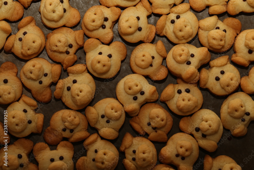 Cookies are baked for the Christmas party Cookies are baked for the Christmas party