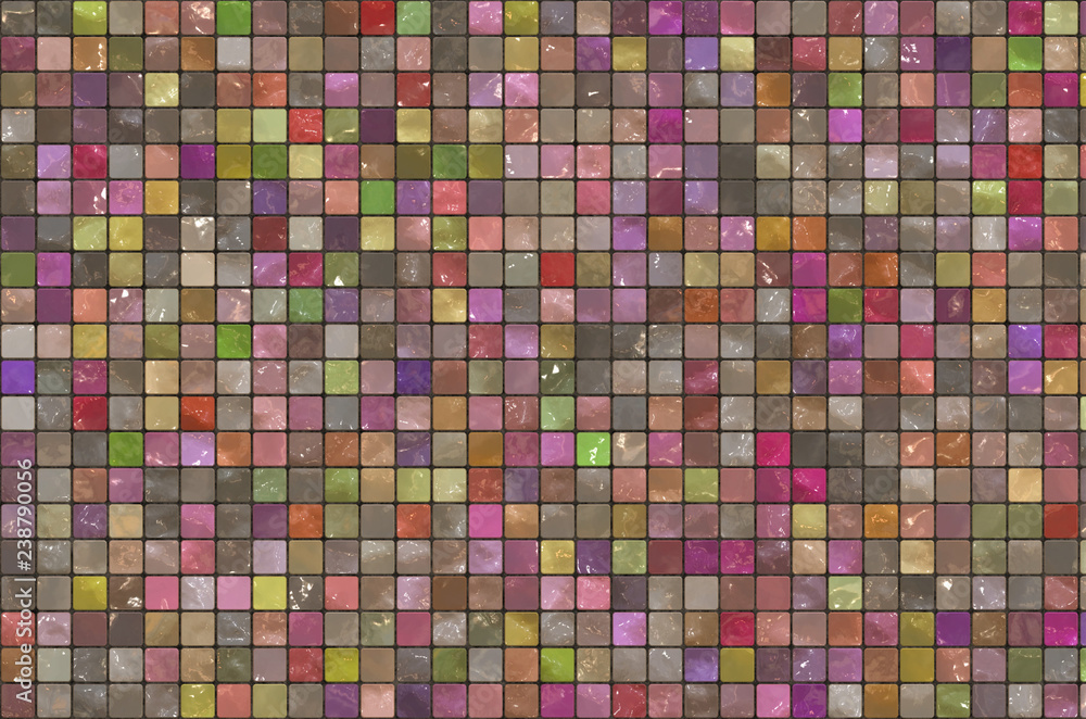 Fototapeta premium colored decorative tiles